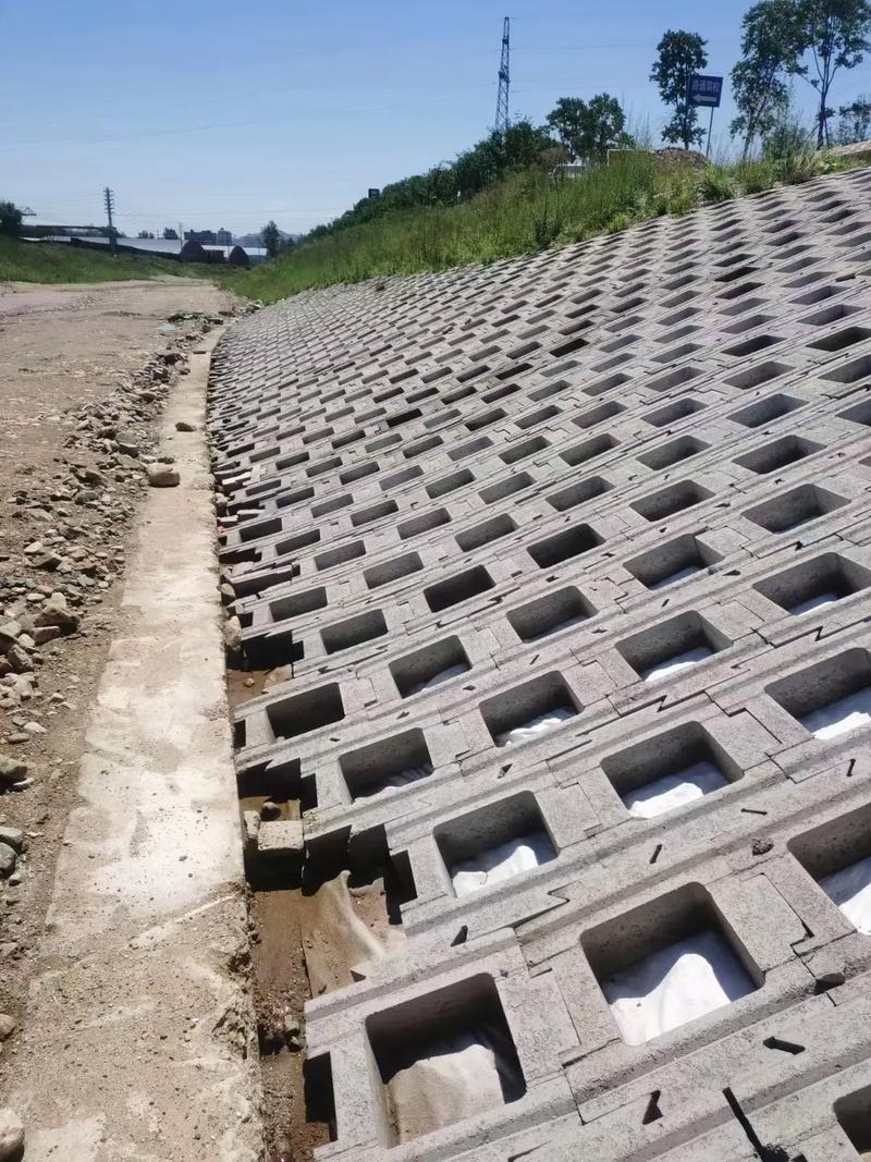 筑牢安全與生態的基石 高速護坡與水利水工磚新型綠色建筑材料工程展示